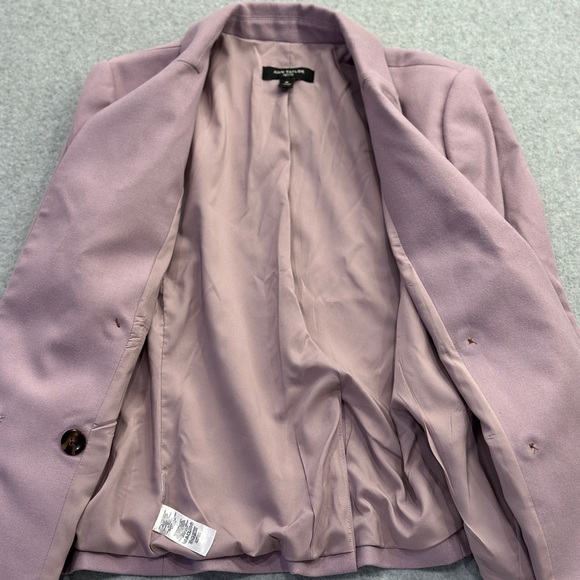Ann Taylor Lavender Double-Breasted Blazer - Picture 6 of 8